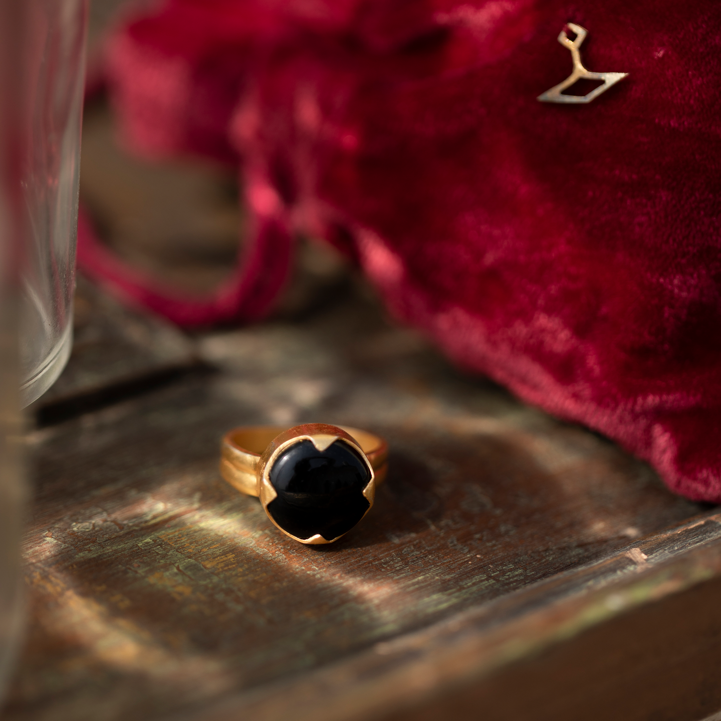 Kama Ring- Black Onyx